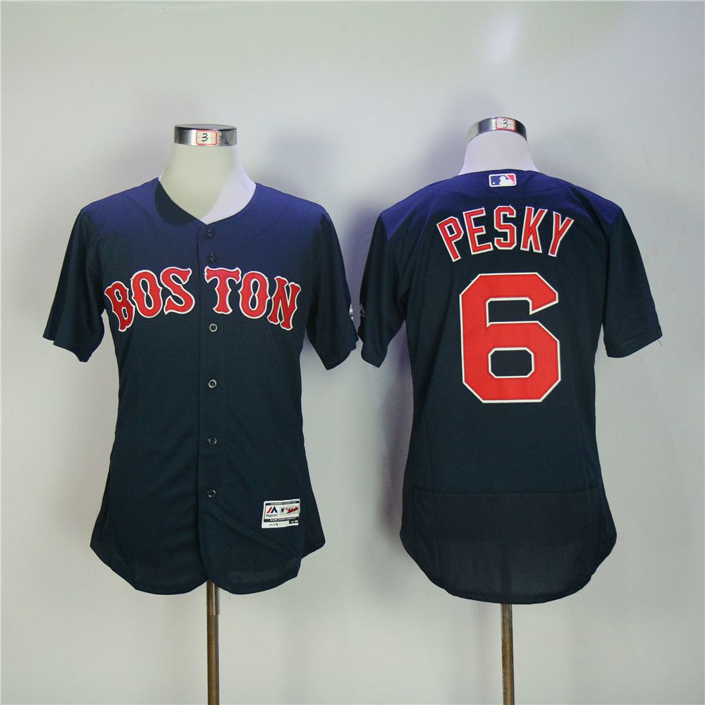 Men Boston Red Sox #6 Pesky Blue MLB Jerseys->youth mlb jersey->Youth Jersey
